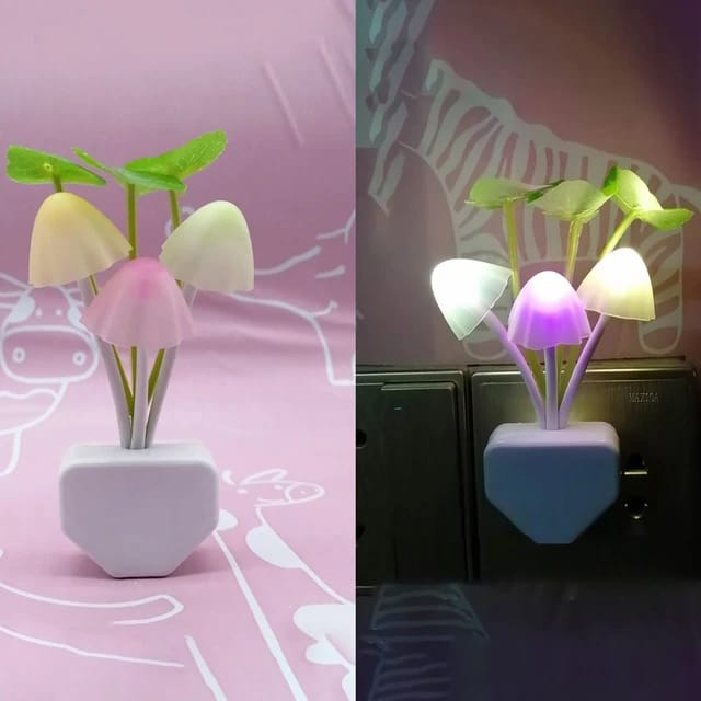 Mushroom Night Light | LED Night Lights | Flower Lamp Bedroom Baby room Lamps For Family, Friend or Kids Gifts (Random colors)